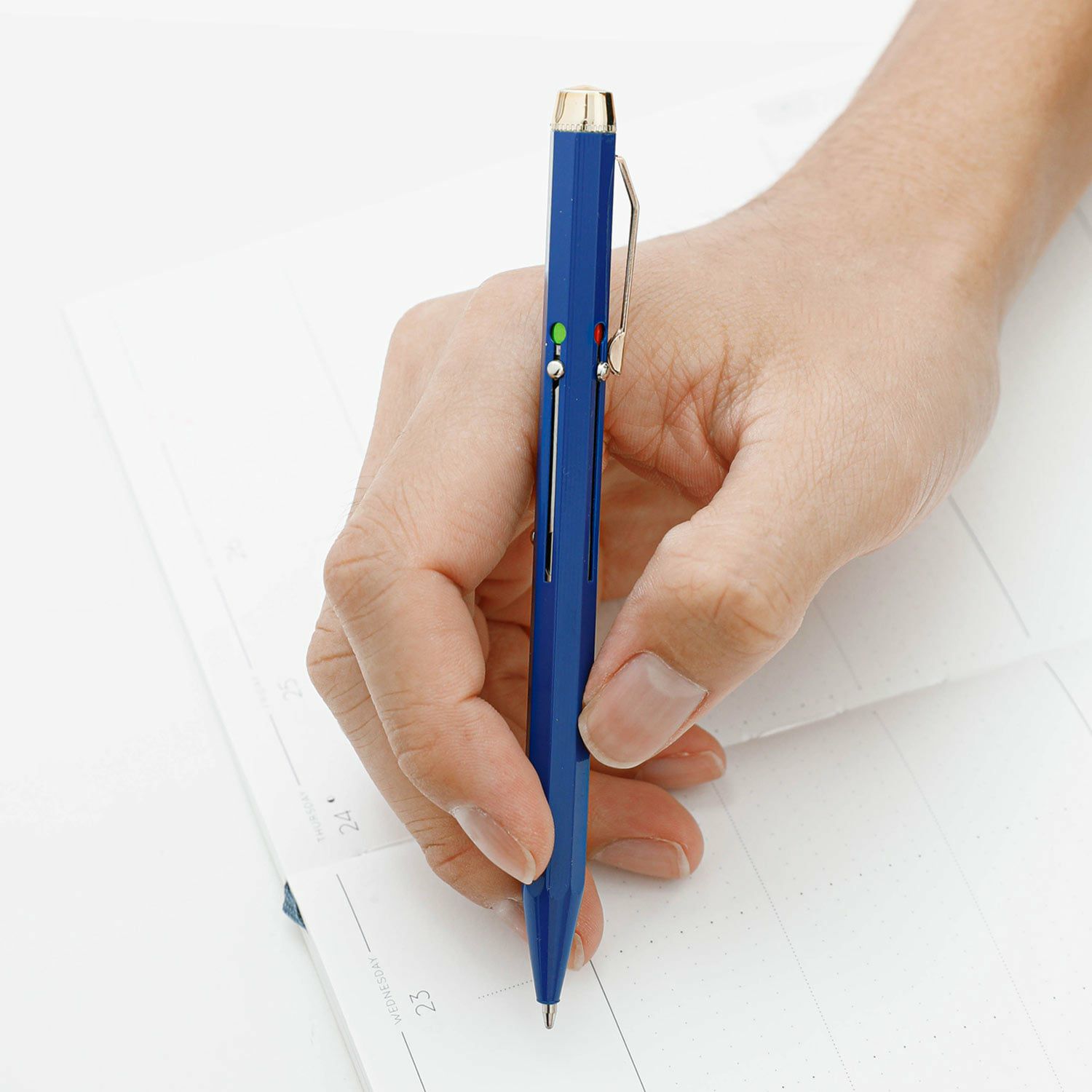 HIGHTIDE 4-Color Ballpoint Pen - Blue