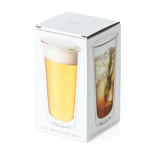 キントー キャスト ダブルウォール ビールグラス(マグカップ