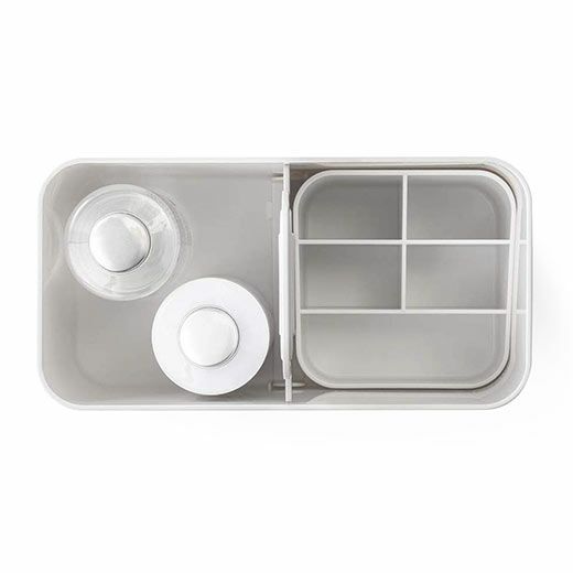 ライクイット 持ち運びができるメイクボックス(デスク収納・トレイ