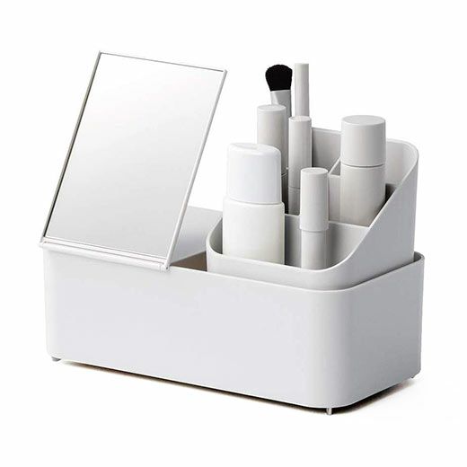 ライクイット 持ち運びができるメイクボックス(デスク収納・トレイ