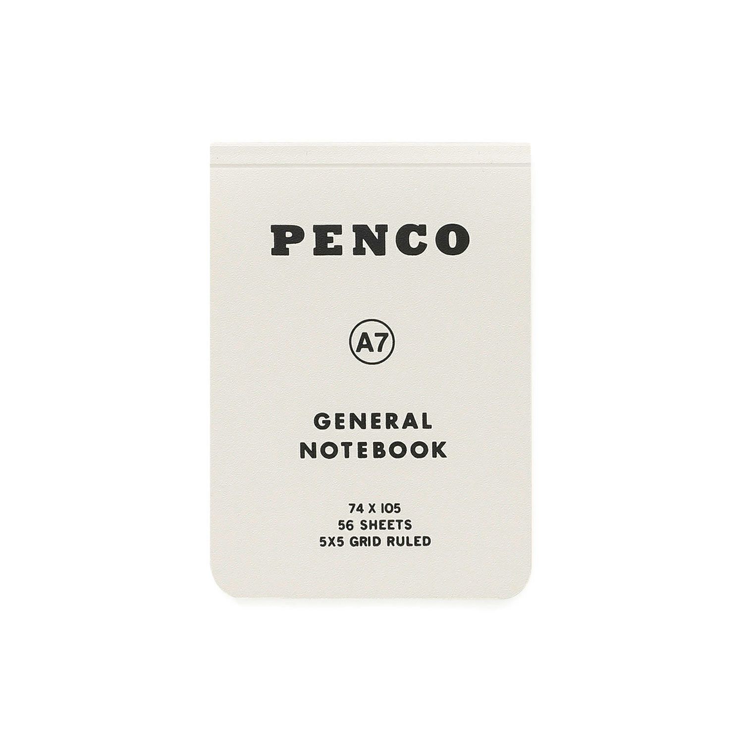 Penco Soft PP Notebook - White (A7, Grid)
