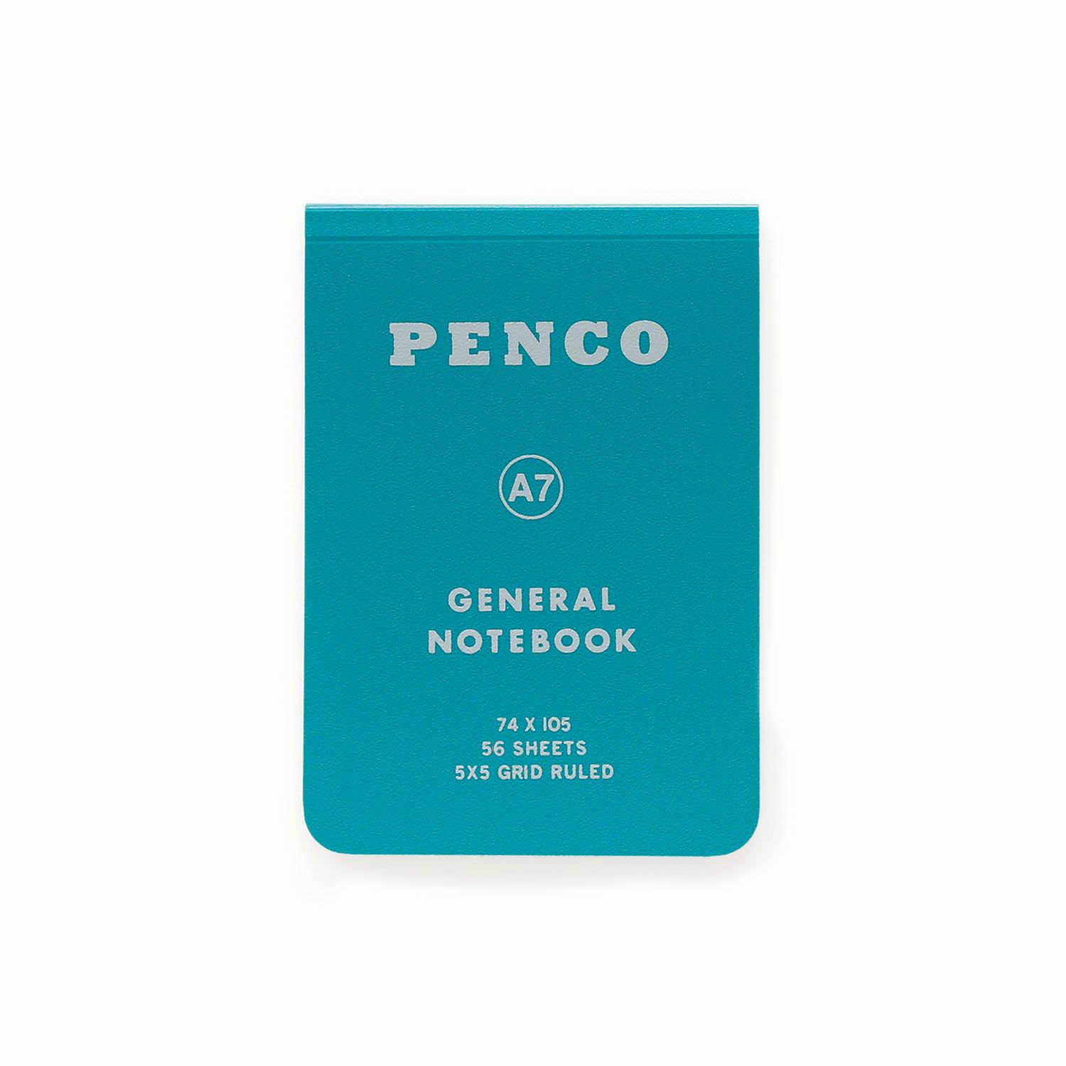 Penco Soft PP Notebook - Green (A7, Grid)