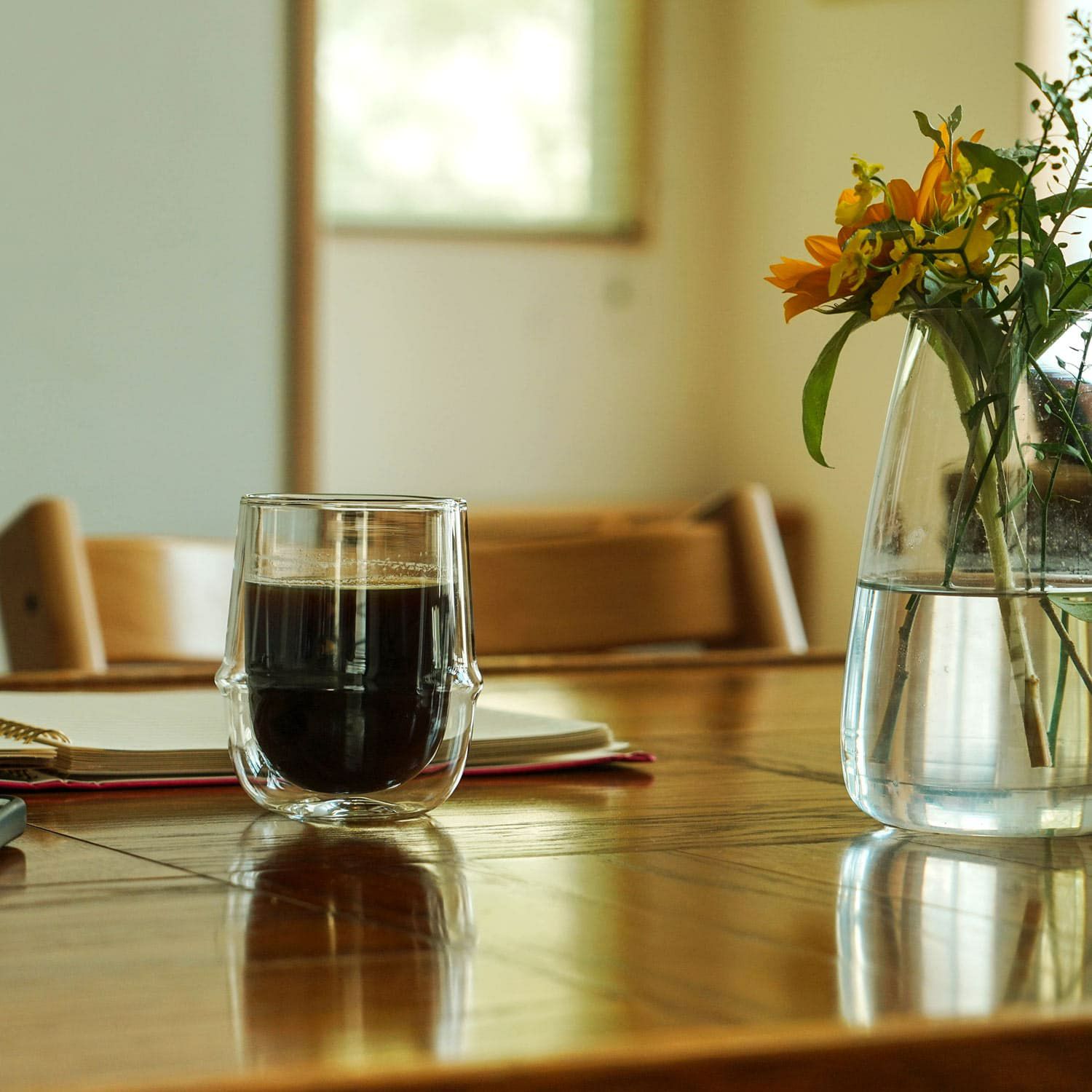 キントー クロノス ダブルウォール コーヒーカップ 250ml