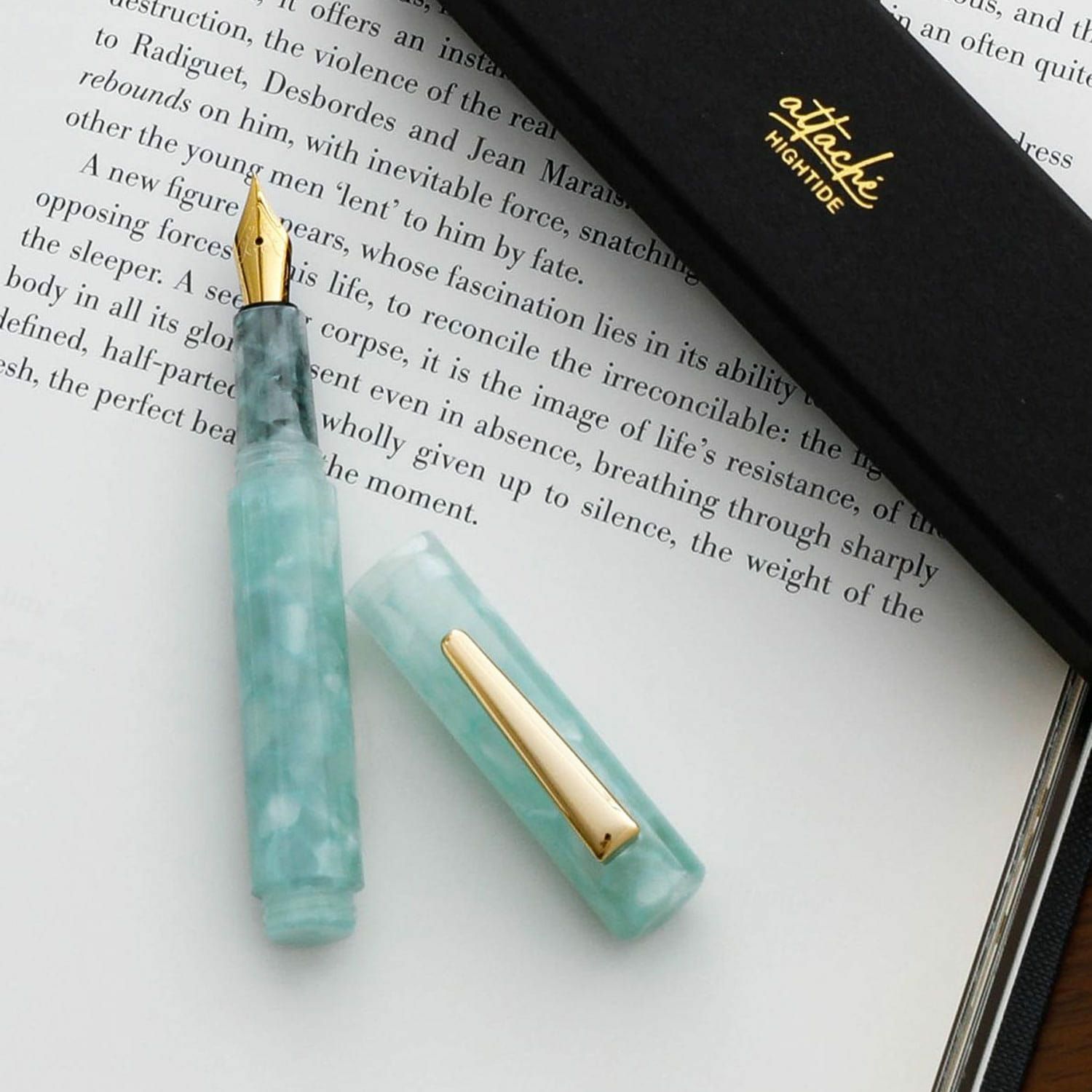 attach&eacute; Marbled Fountain Pen - Mint