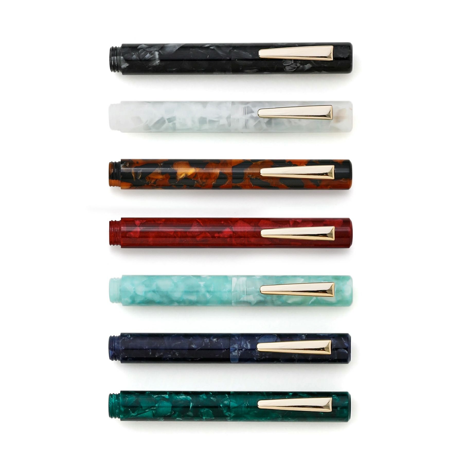 attach&eacute; Marbled Fountain Pen - Brown