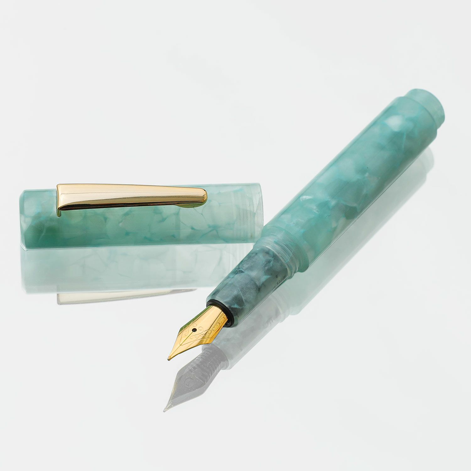 attach&eacute; Marbled Fountain Pen - Mint