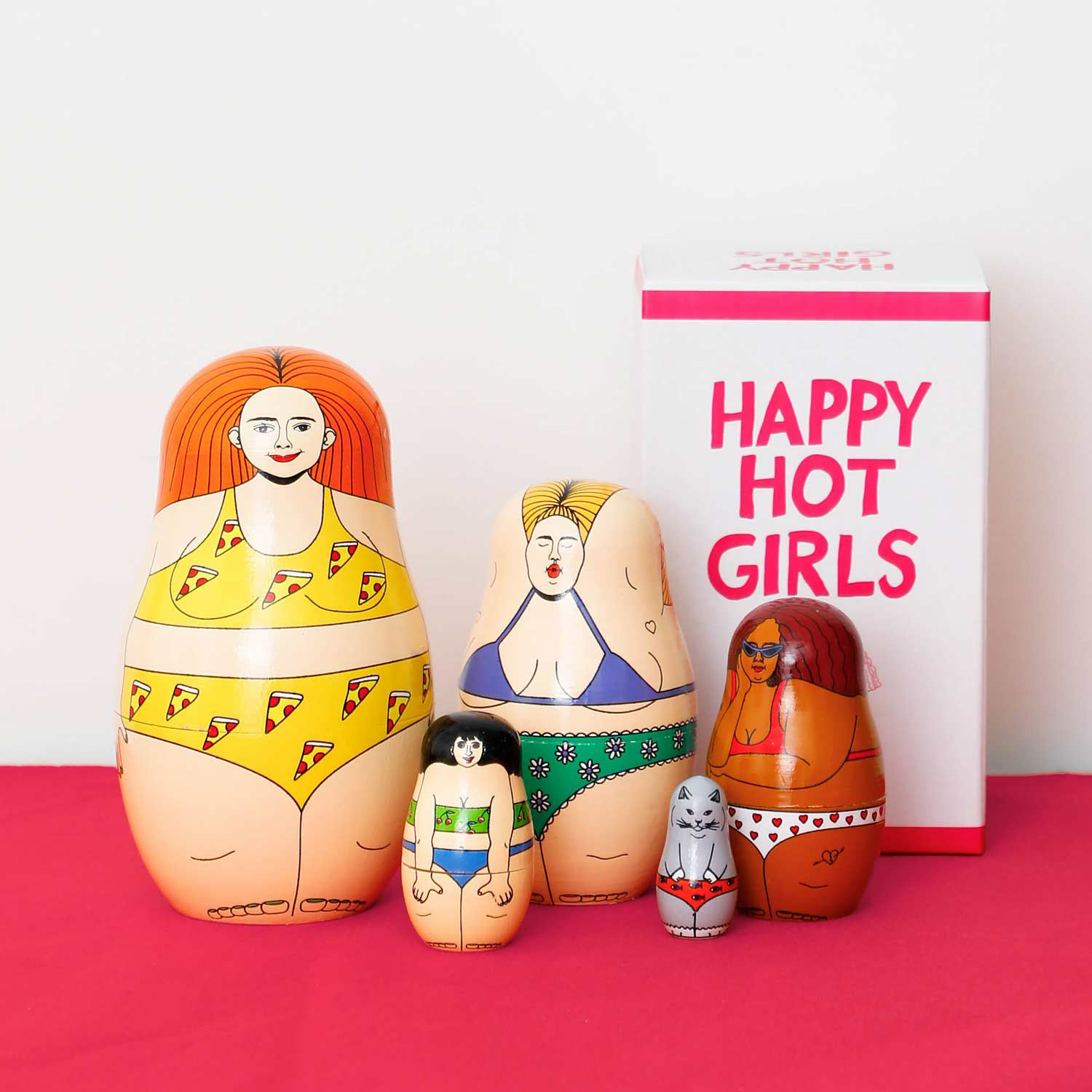 ハッピー ホット ガールズ マトリョーシカ(オーナメント