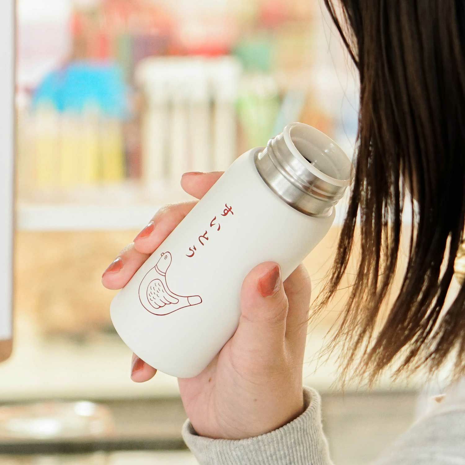 楽天市場】moz ステンレスボトル ハンドル付 L 水筒 710ml