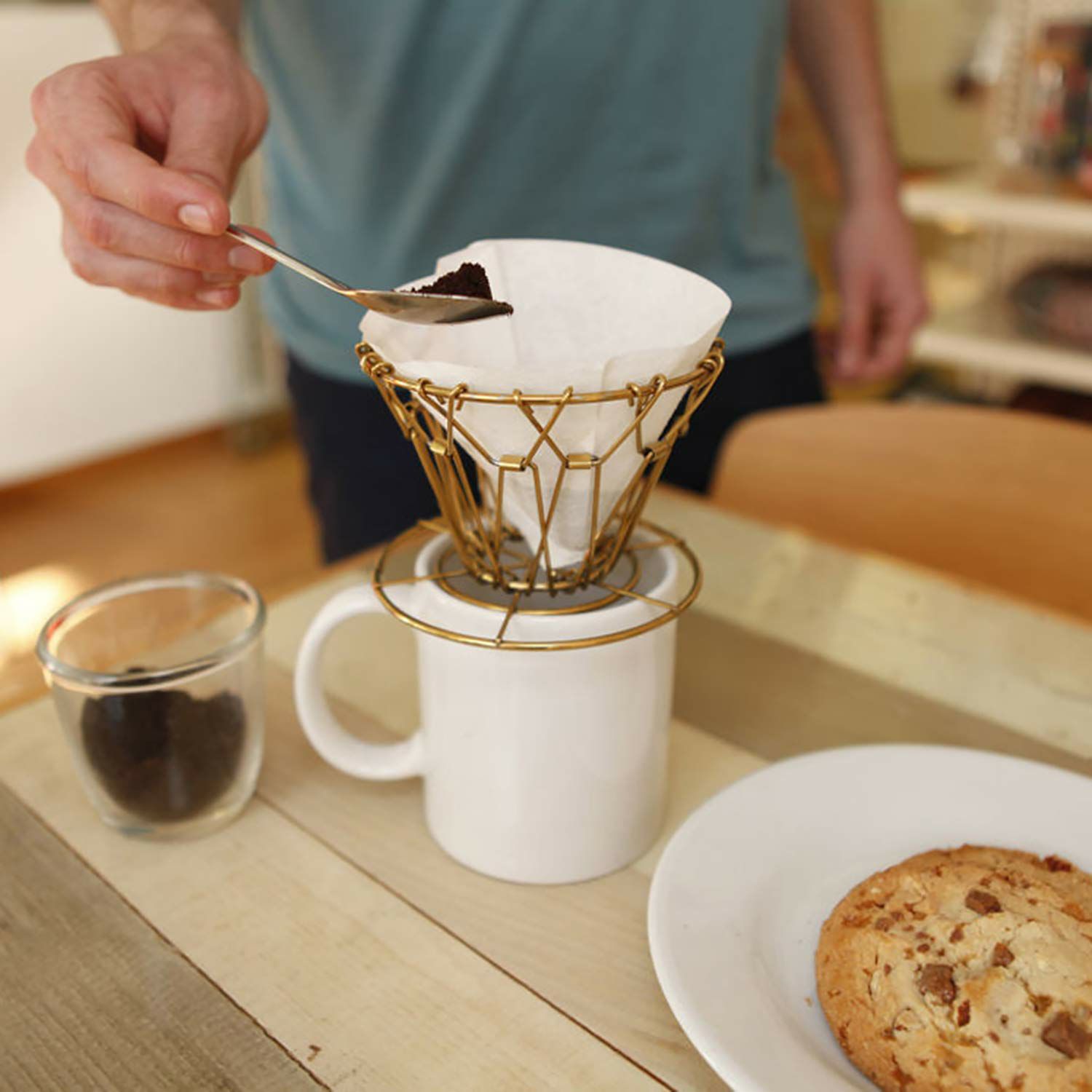 キッカーランド ブラスコラプシブルコーヒードリッパー(コーヒー