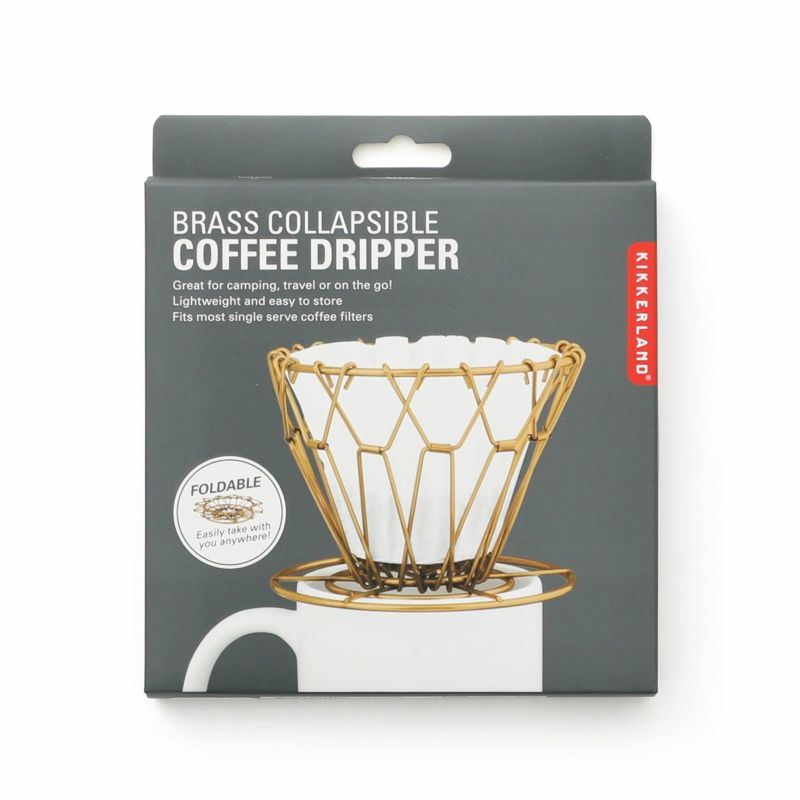 2021新春福袋】 KIKKERLAND Collapsible Coffee Dripper コラプシブルコーヒードリッパー シルバー CU160  discoversvg.com