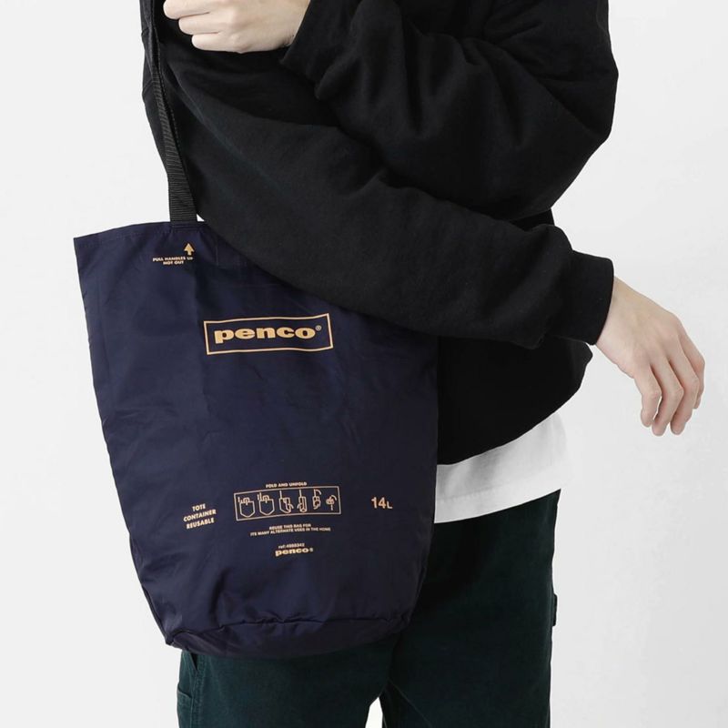 楽天市場】penco ペンコ バケットトート エコバッグ サブバッグ