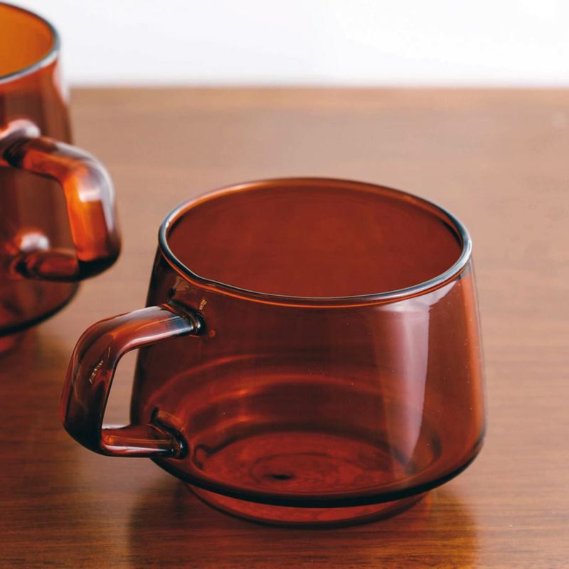 セール＆特集＞ KINTO キントー マグカップ コーヒーカップ SEPIA カップ 270ml 21740 ガラス セピアシリーズ ティーカップ  コップ