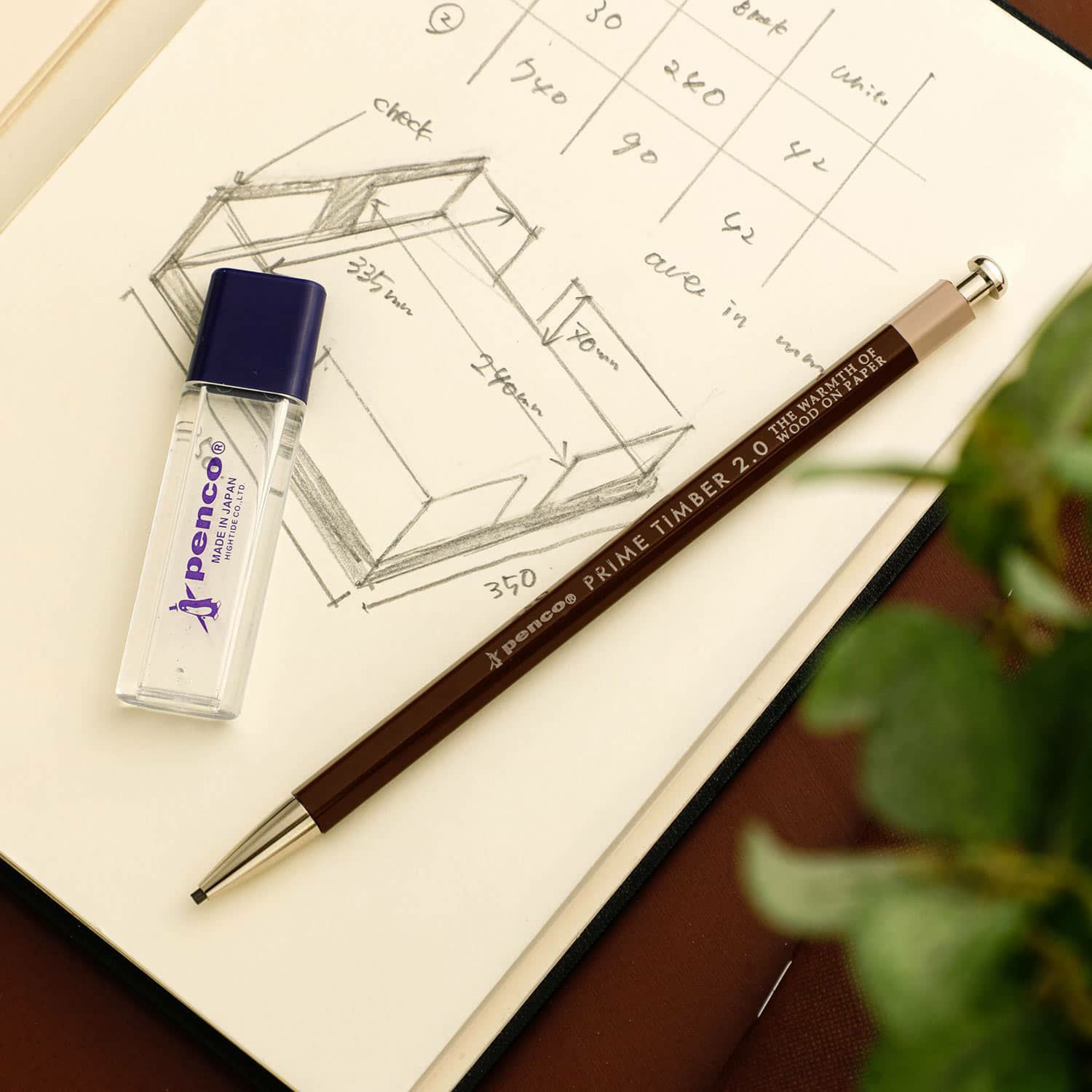 Penco Prime Timber Mechanical Pencil (6 colours)