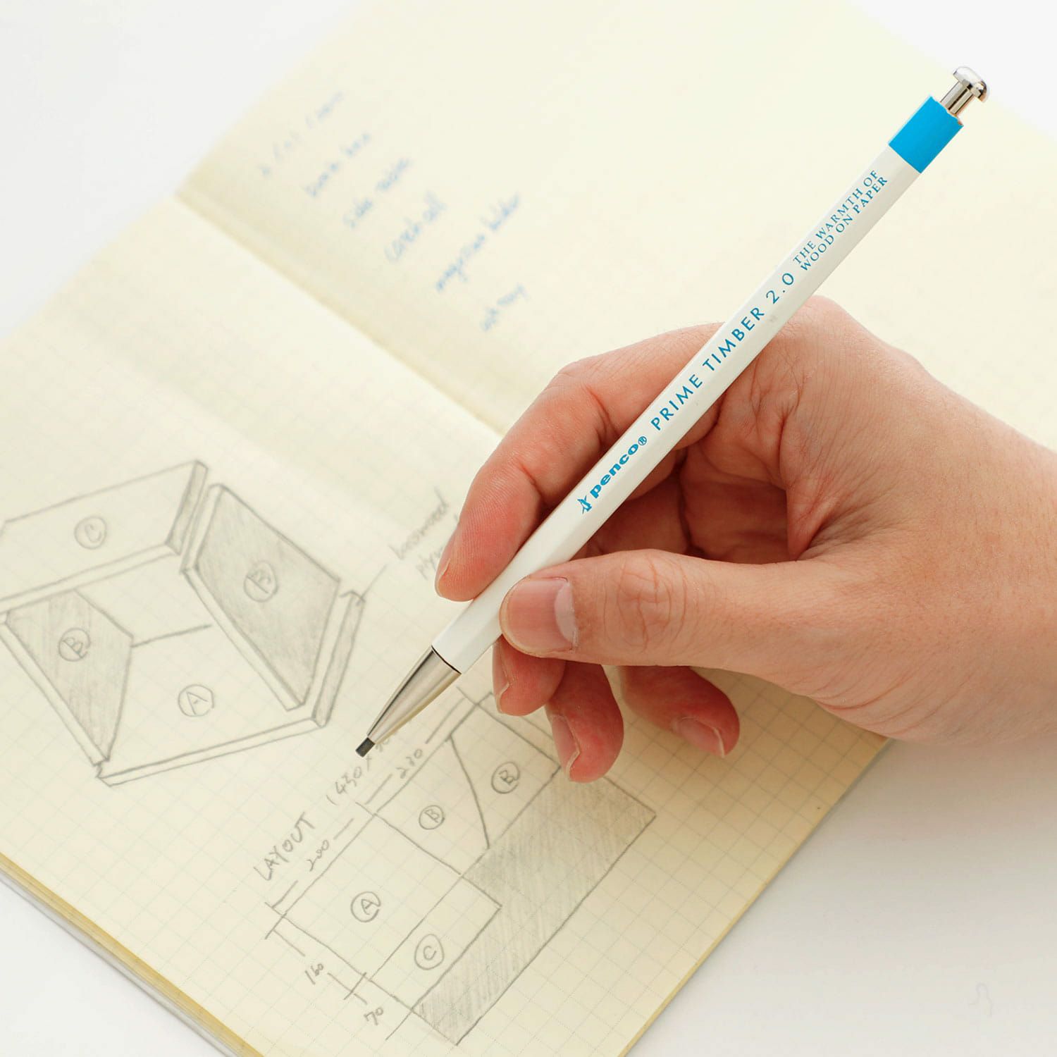 Penco Prime Timber Mechanical Pencil (6 colours)
