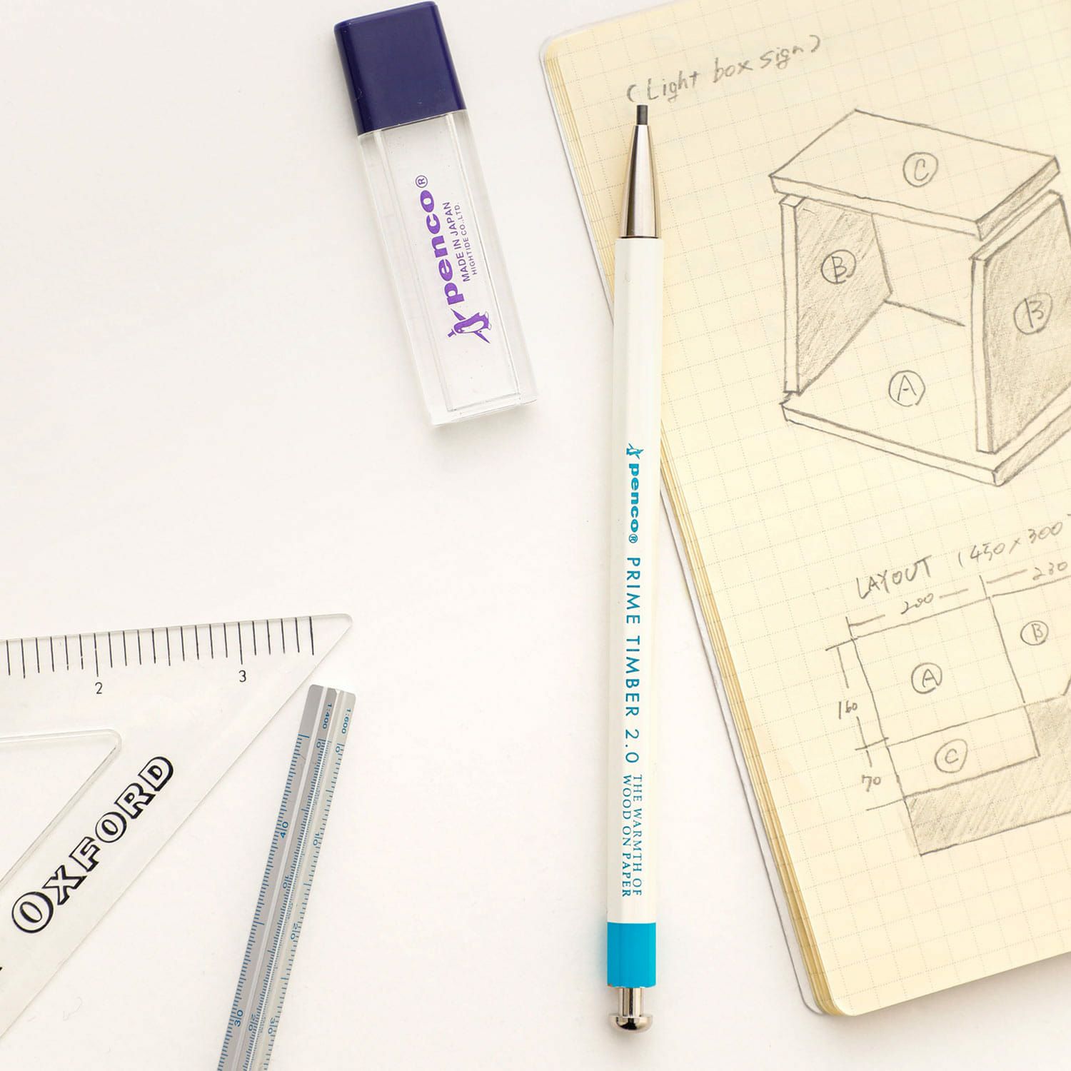 Penco Prime Timber Mechanical Pencil (6 colours)