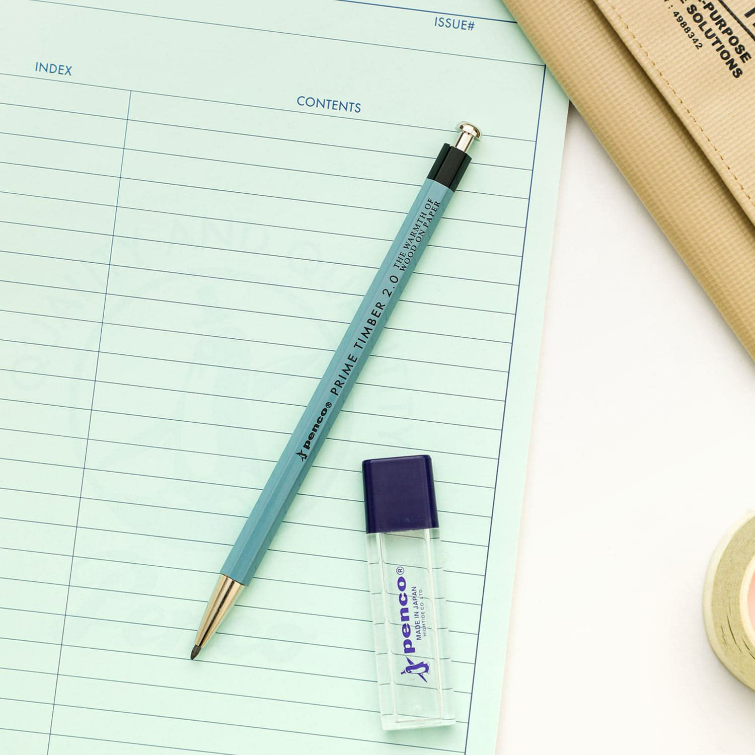 Penco Prime Timber Mechanical Pencil (6 colours)