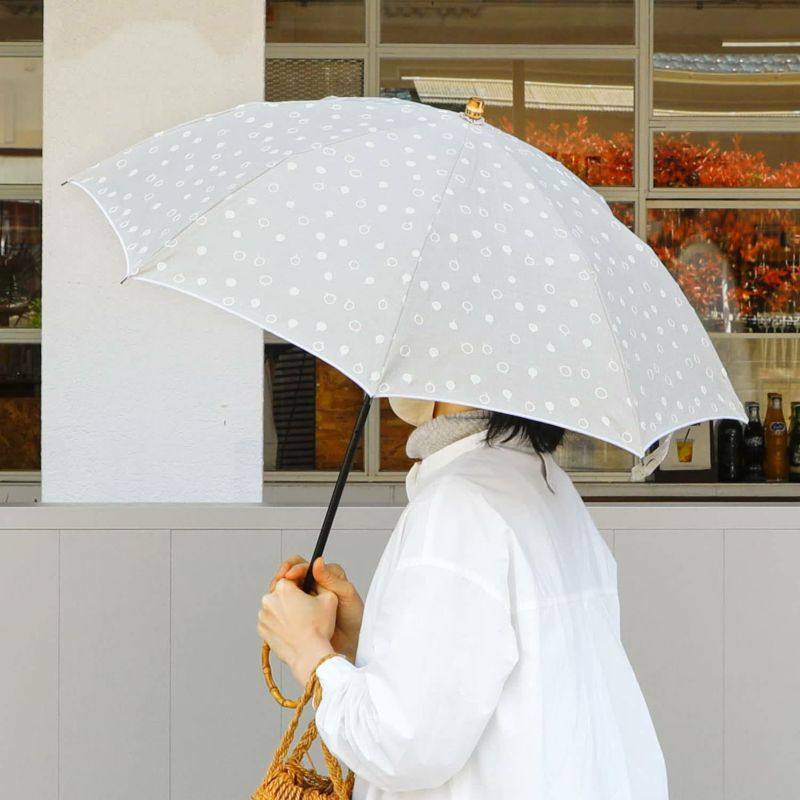 シュールメール日傘（長傘）SUR MER Parasol リネンストライプ