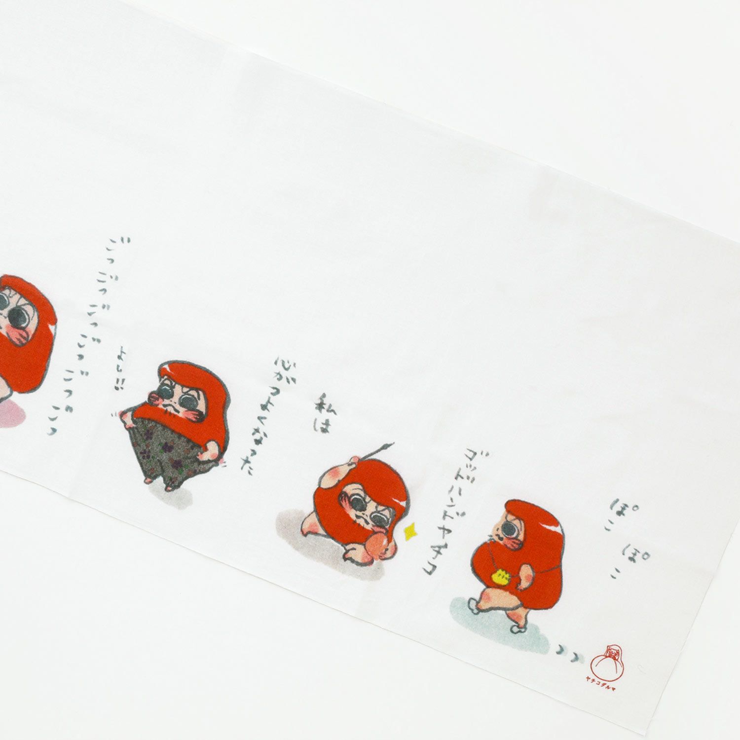 ヤチコダルマ ハイタイド コラボ 干支 巳年 手帳 限定品 山響屋 ヤチコダルマ 手ぬぐい(手ぬぐい・ハンカチ) | HIGHTIDE