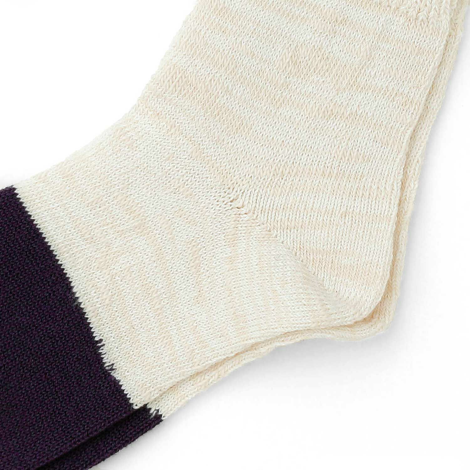 タイツ・ソックス TYPESERVICE Lace Cut Out Socks Ivory リブハイソックス HYBRID RIB SOCKS HI 