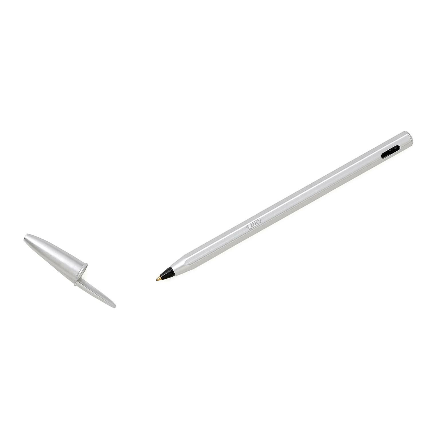Bic シルバー限定ボールペン 楽天市場】ビック クリスタル Re'New 1.0 ボールペン BIC