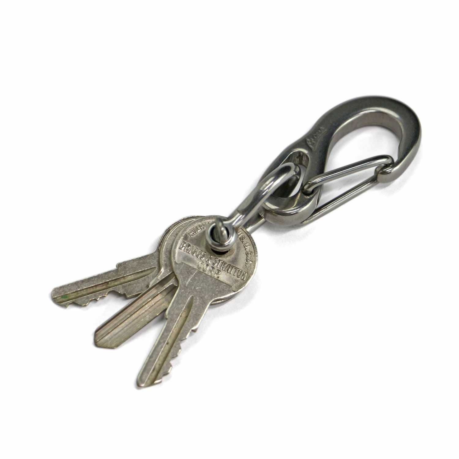 GLOMA NAUTICA グローマノーティカキーリング GLOMA NAUTICA グローマノーティカ カラビナ キーリング シルバー 1502