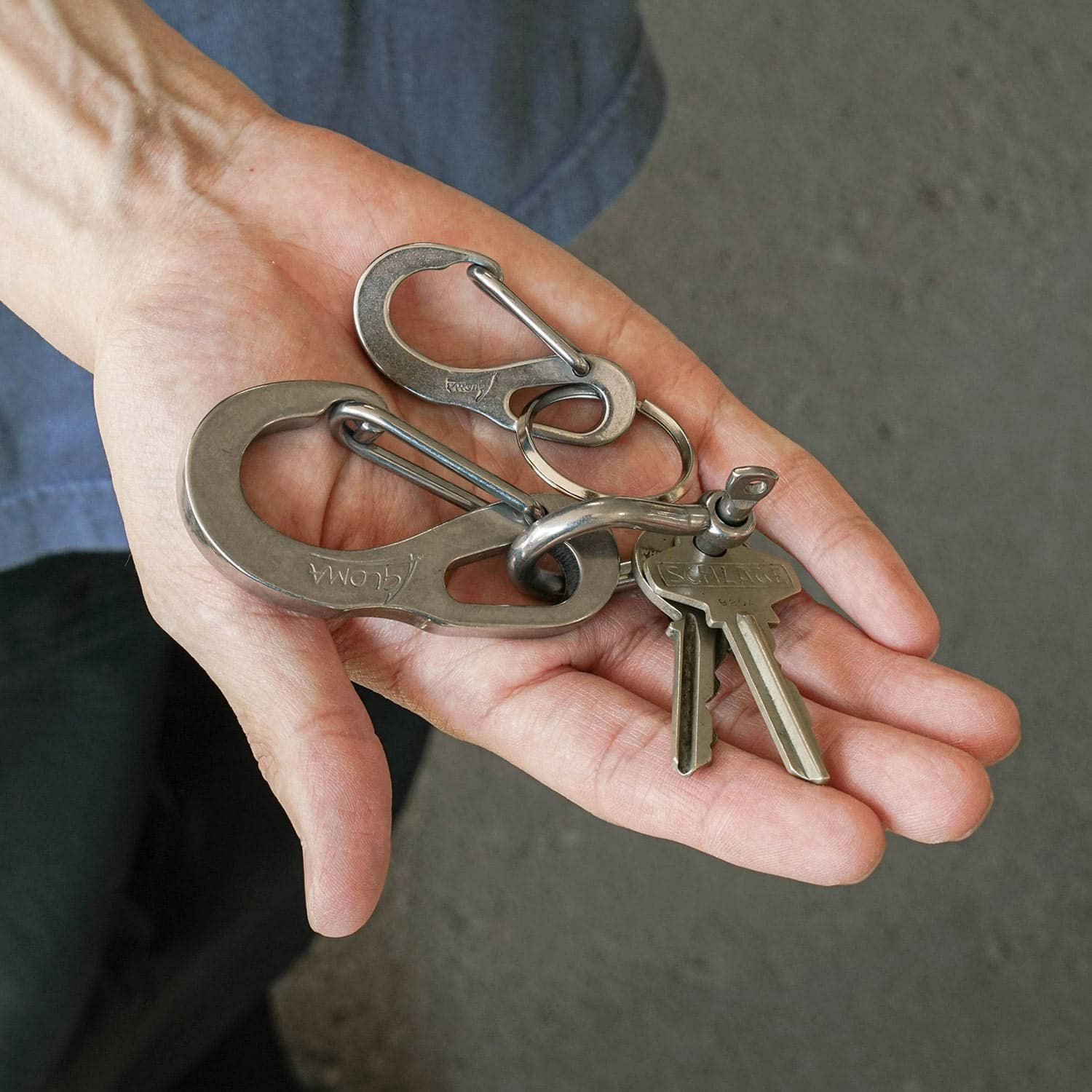 グローマ ノーティカ カラビナ1501(キーホルダー・キーケース