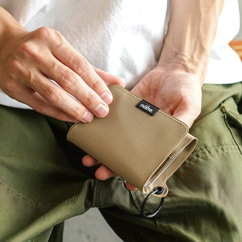 SHORT ZIP WALLET/TAUPE/foot the coacher（フットザコーチャー