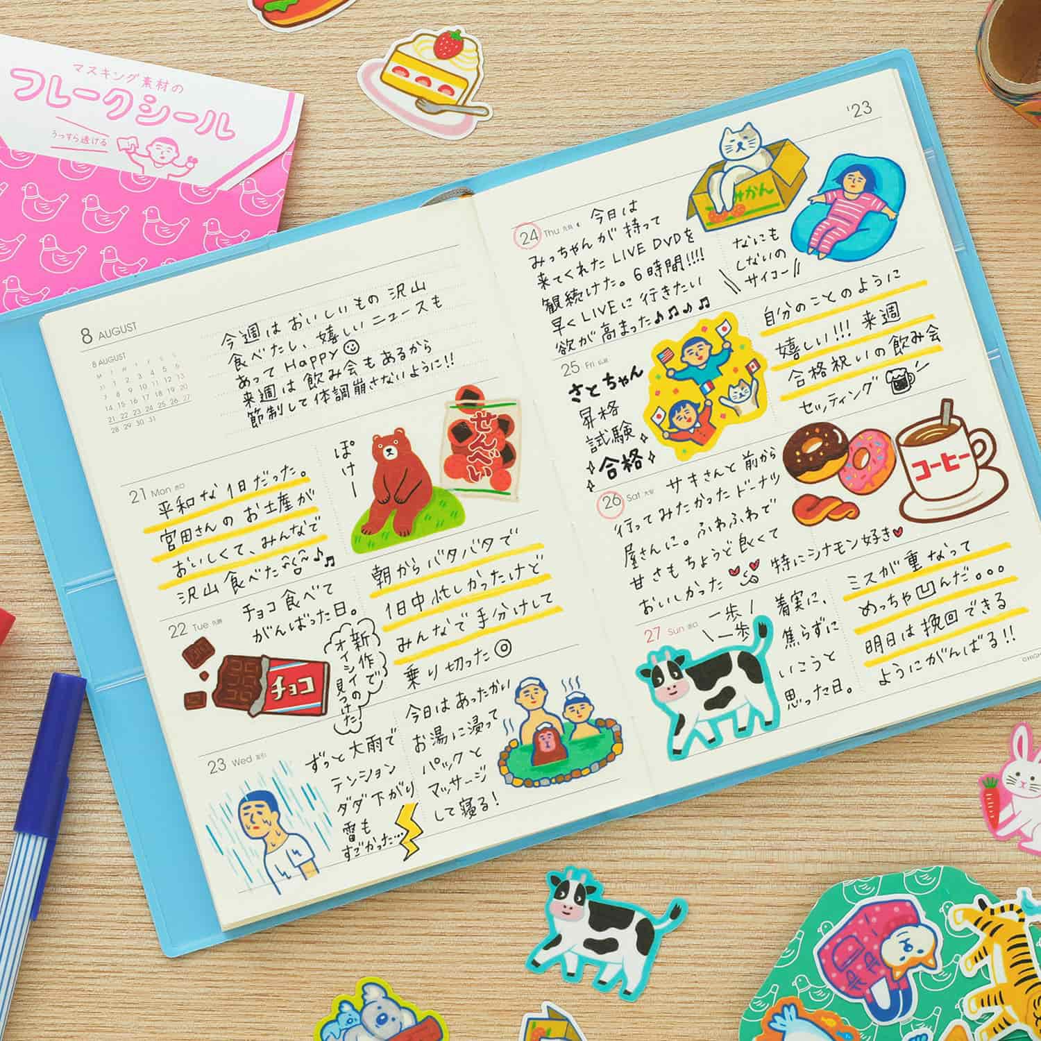 New Retro Flake Stickers - Emotional Humans