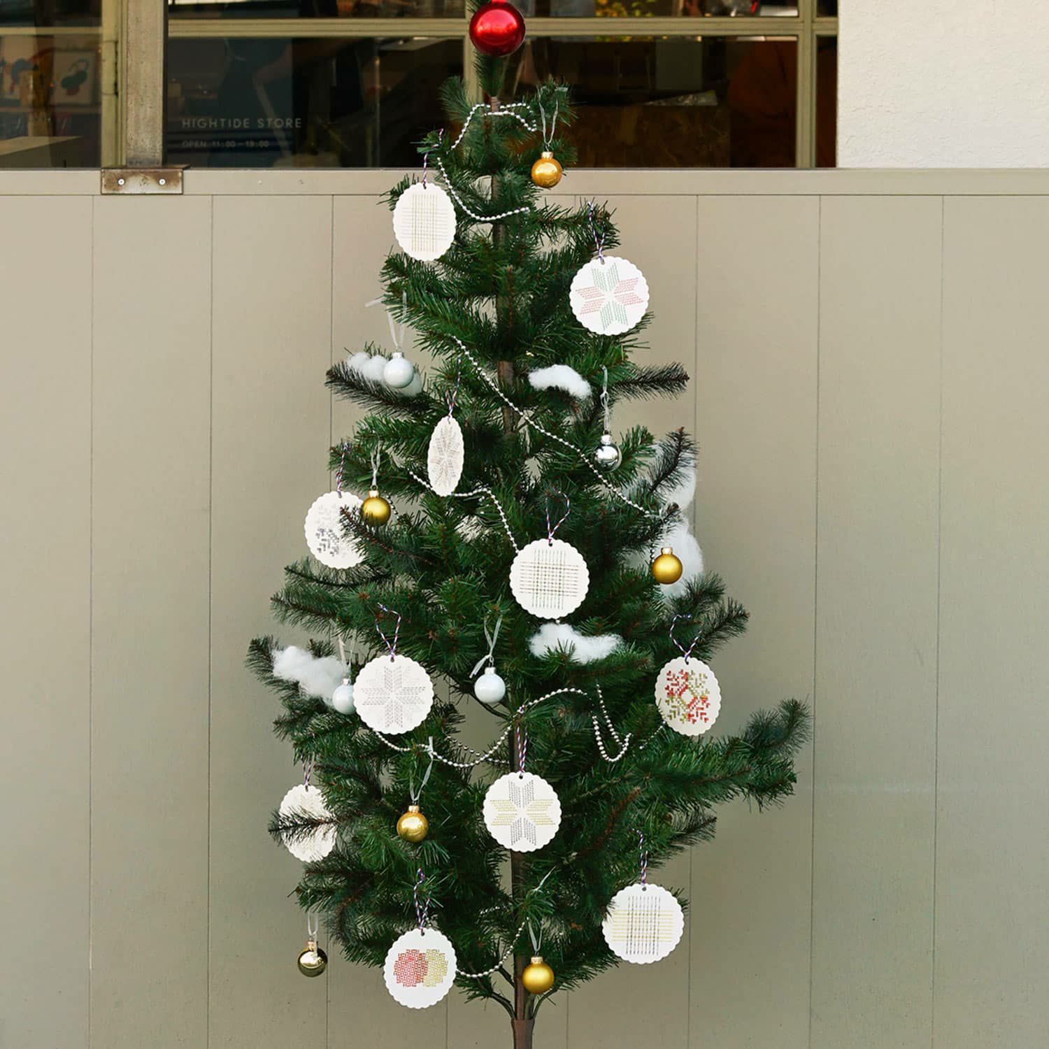 アスティエ　セレクト　クリスマスオーナメント 太陽と月 HIGHTIDE ハイタイド | 活字組版オーナメントカード（太陽と月