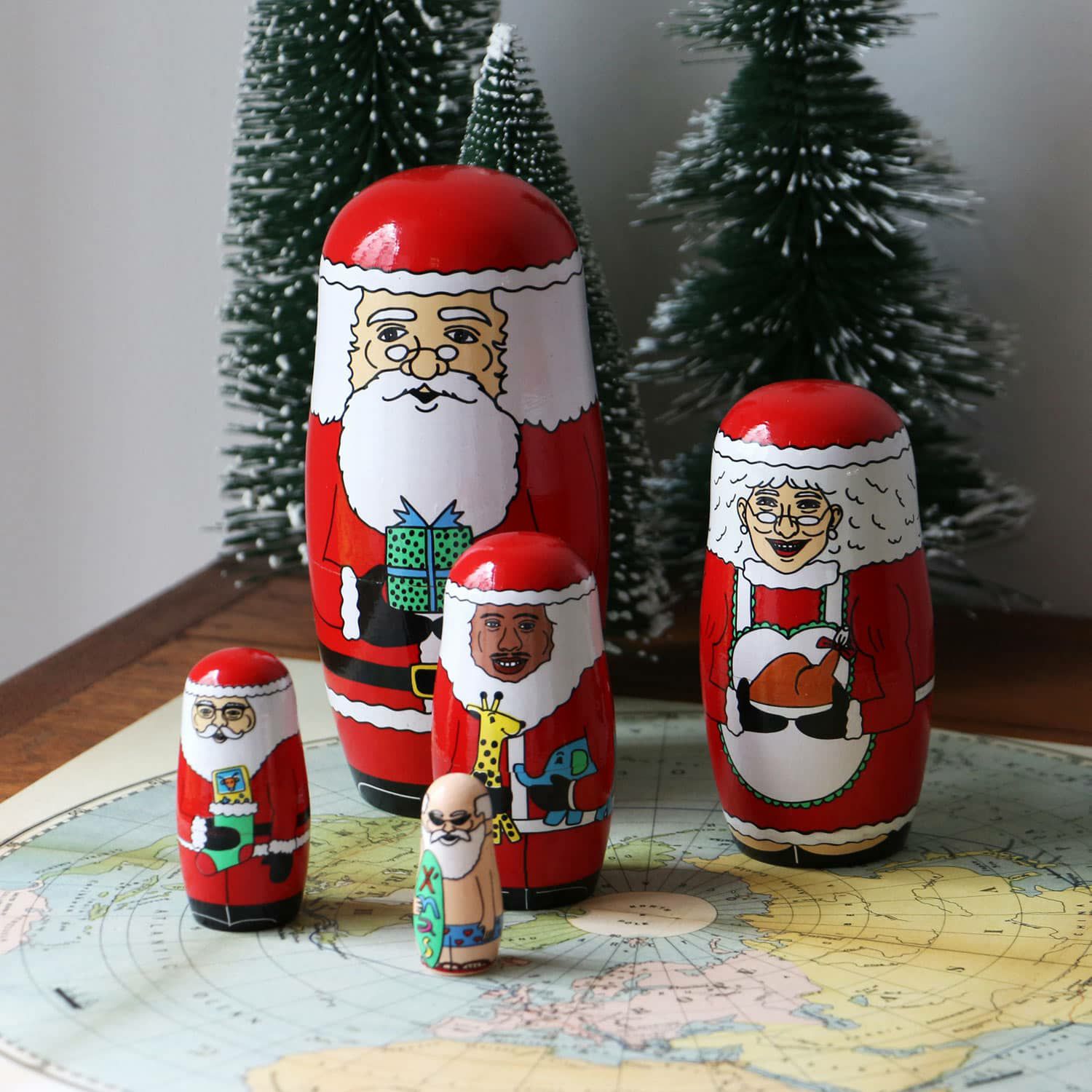 ワールドメリークリスマス マトリョーシカ(オーナメント