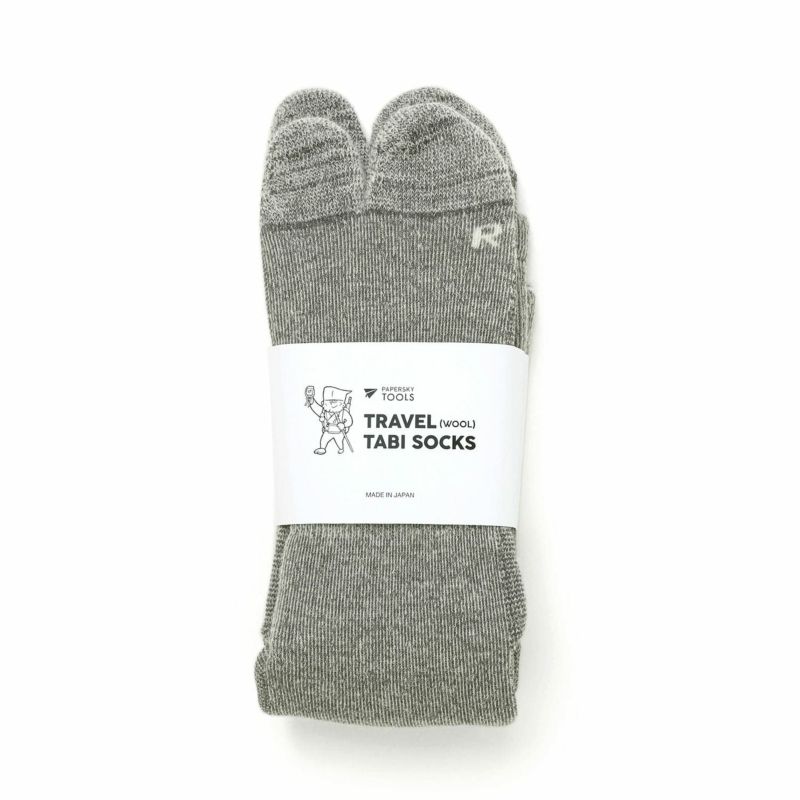 ペーパースカイ トラベル足袋ソックス（ウール） L(靴下) | HIGHTIDE 