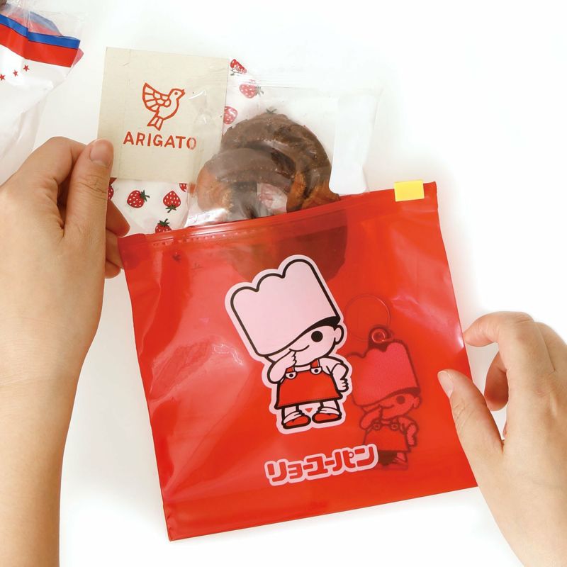 リョーちゃん ジッパーバッグ M （6枚入り）(マチあり