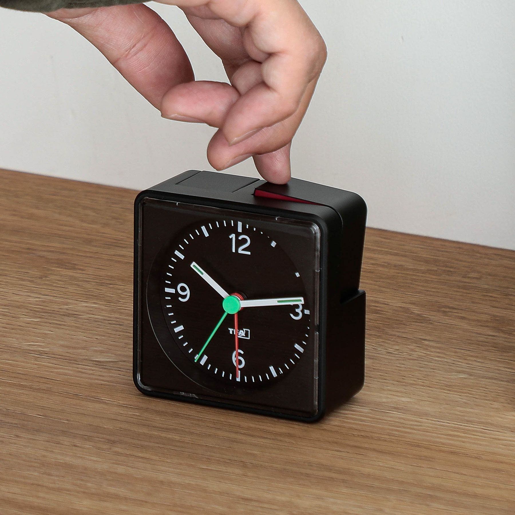 TFA Dostmann TFA ドストマン | Analogue alarm clock PUSH 60.1013