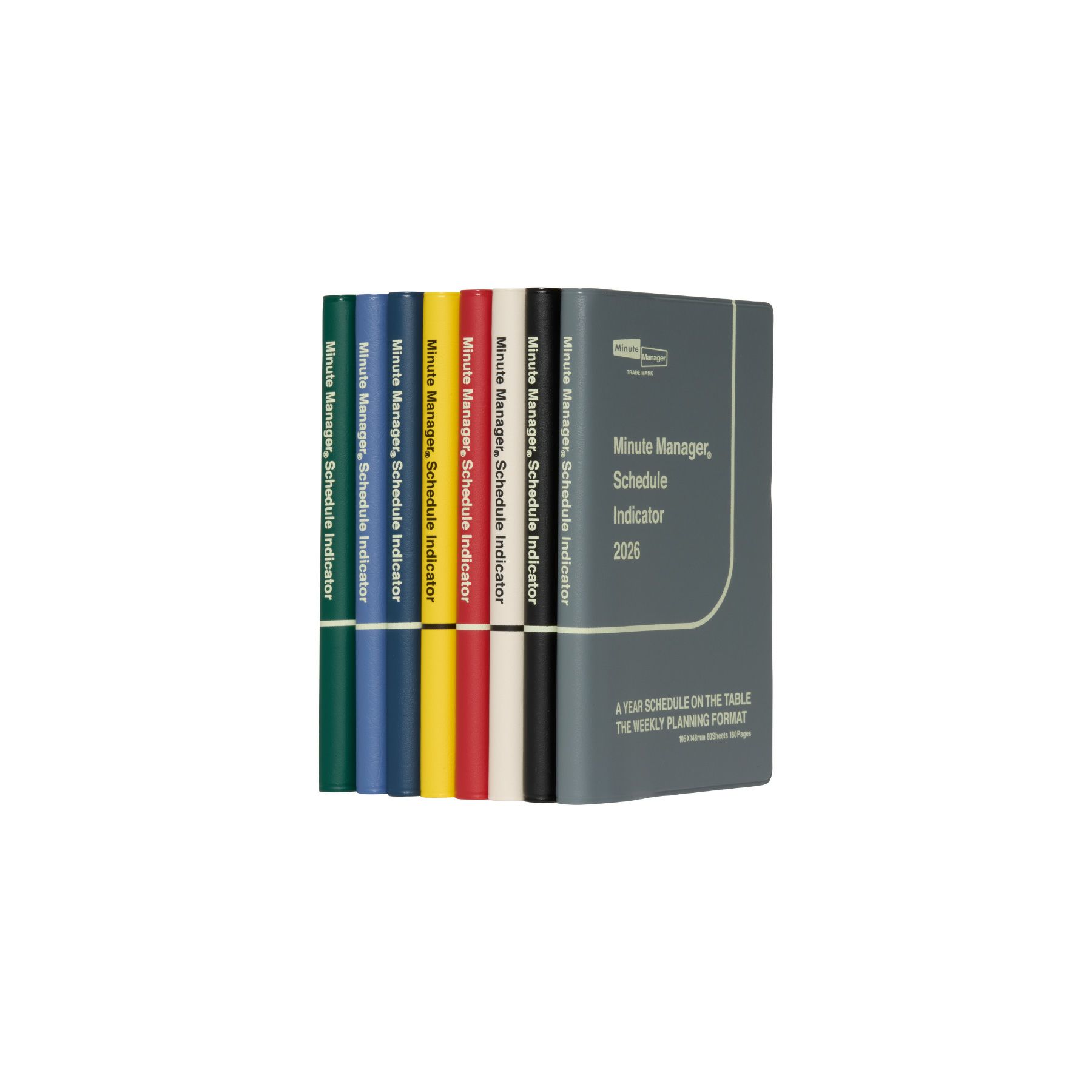 手帳 2026 ミニットマネージャー / A6 週間レフト / 2025年12月始まり