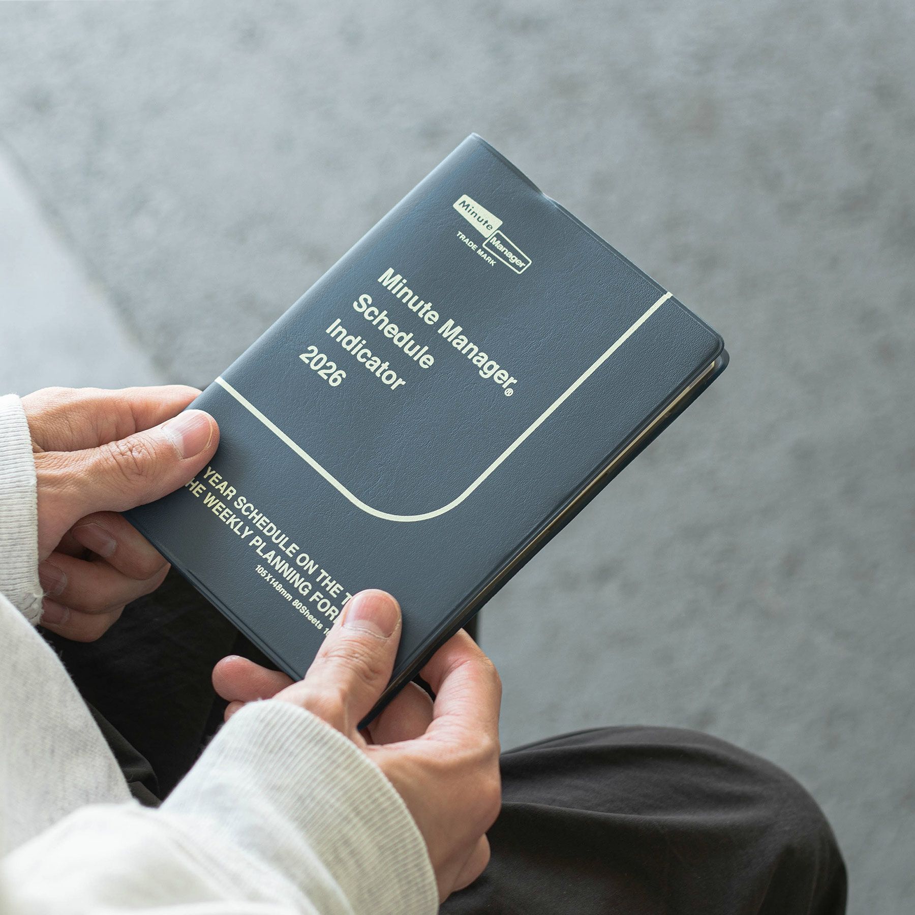 手帳 2026 ミニットマネージャー / A6 週間レフト / 2025年12月始まり