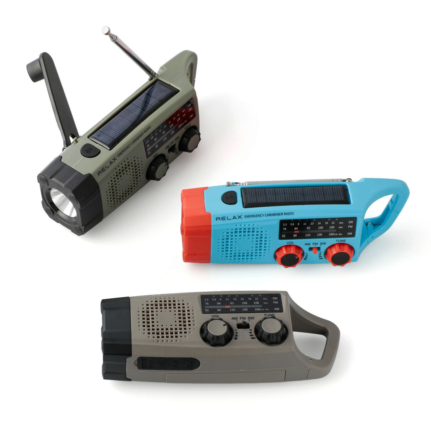 RELAX リラックス | EMERGENCY CARABINER RADIO エマージェンシー