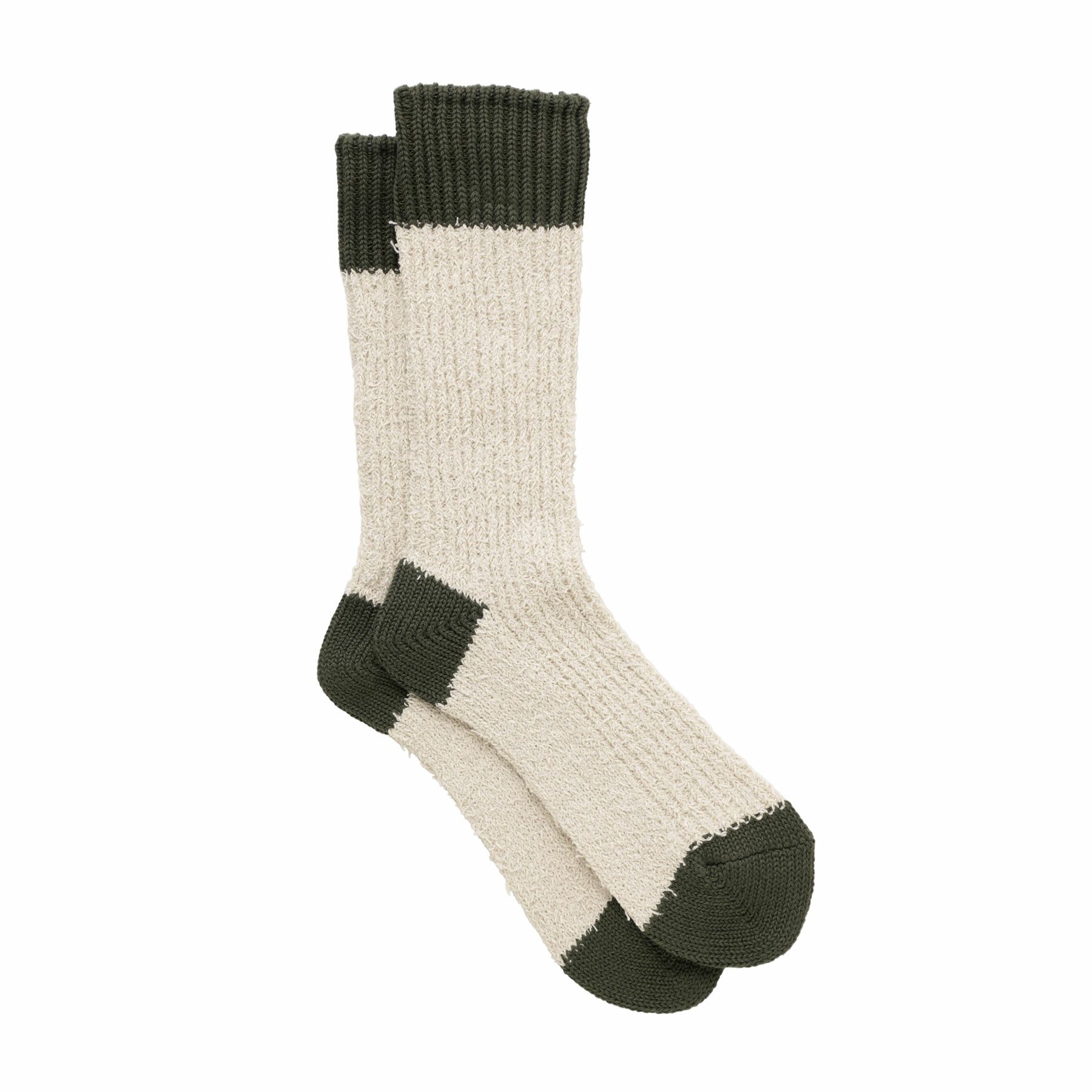 木下 ショウワタベ Textured Multi-Color Cotton Socks(靴下