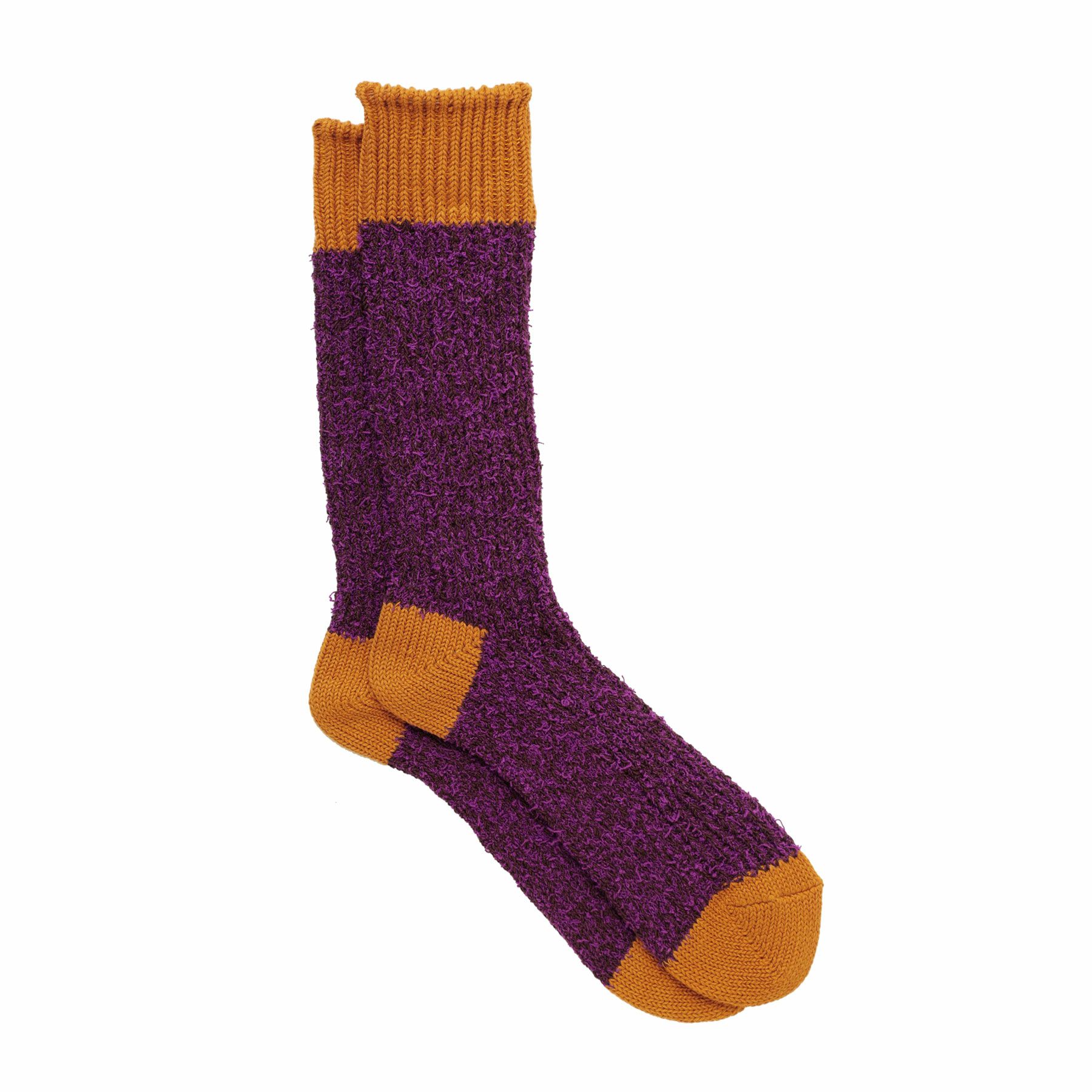 ショウワタベ Textured Multi-Color Cotton Socks(靴下