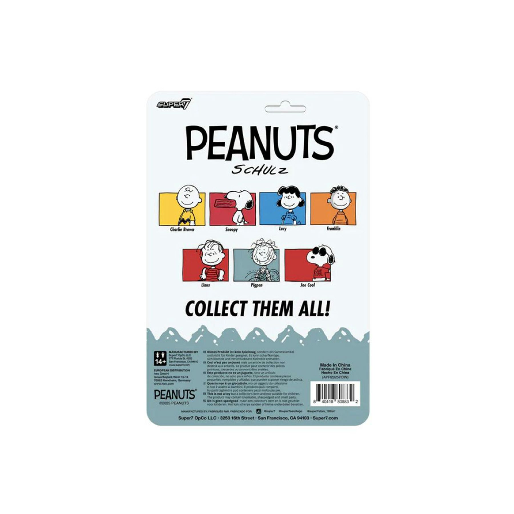 Super7 スーパー7 | Peanuts リアクションフィギュア Wave08