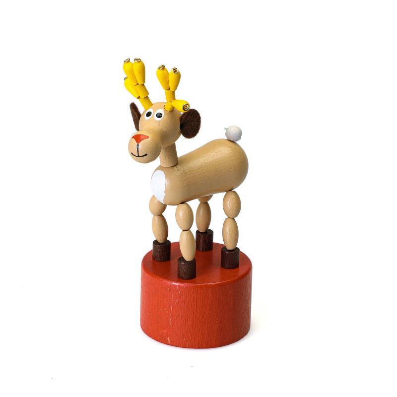 DETOA デトア | WOODEN PUSH UP TOY REINDEER プッシュトイ レイン