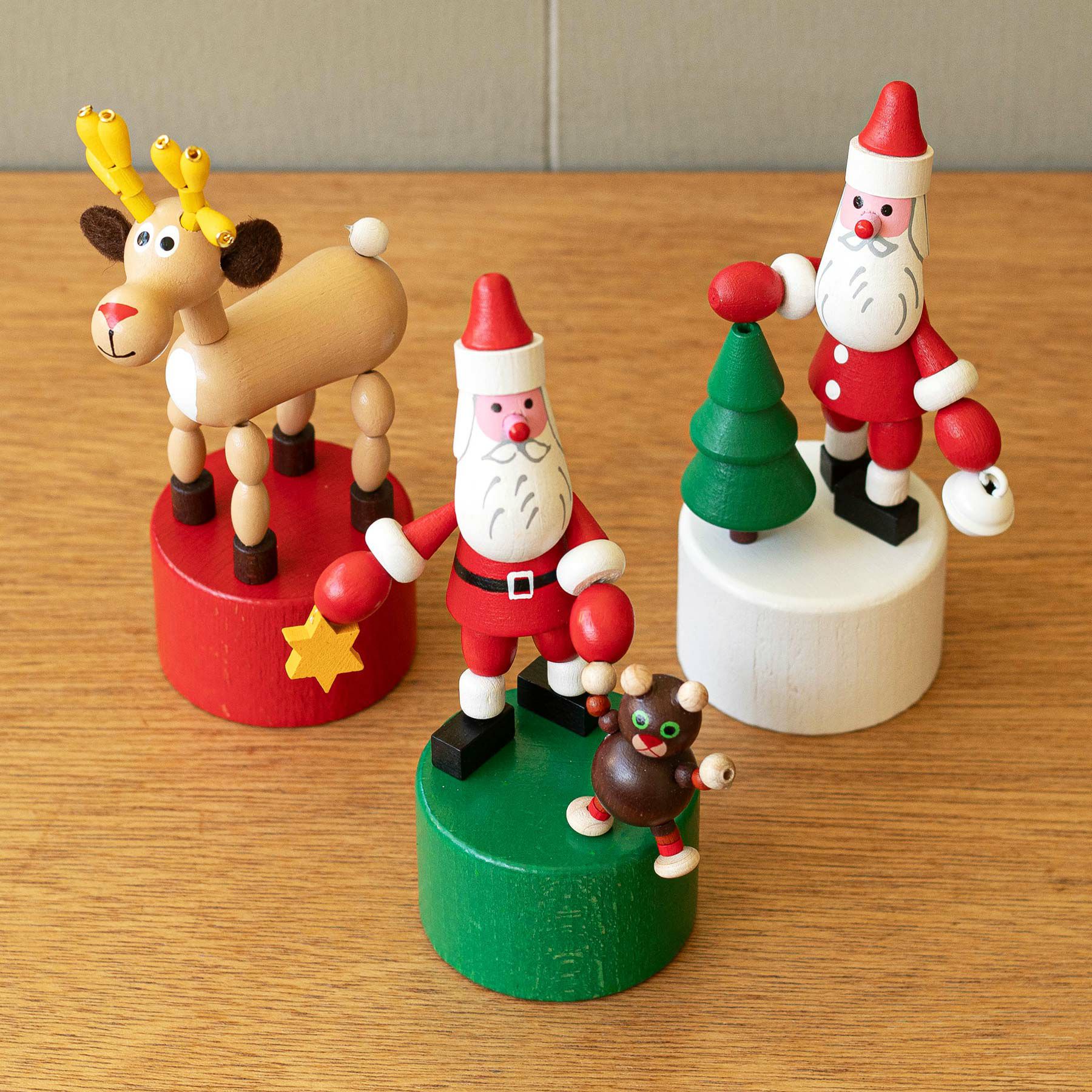 DETOA デトア | WOODEN PUSH UP TOY REINDEER プッシュトイ レイン