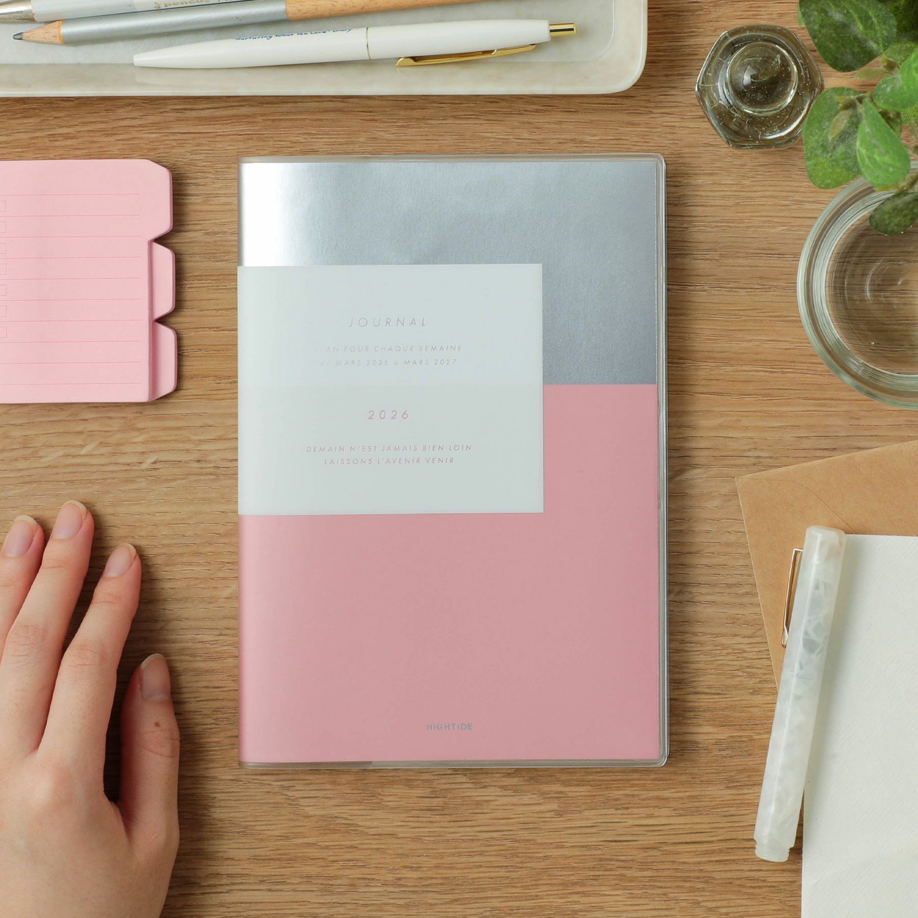 本日のみお値下げ　新品　happy bloom　ジャケット2025-26 a/w 手帳 2026 クレア / B6 週間ブロック / 2026年3月始まり | HIGHTIDE