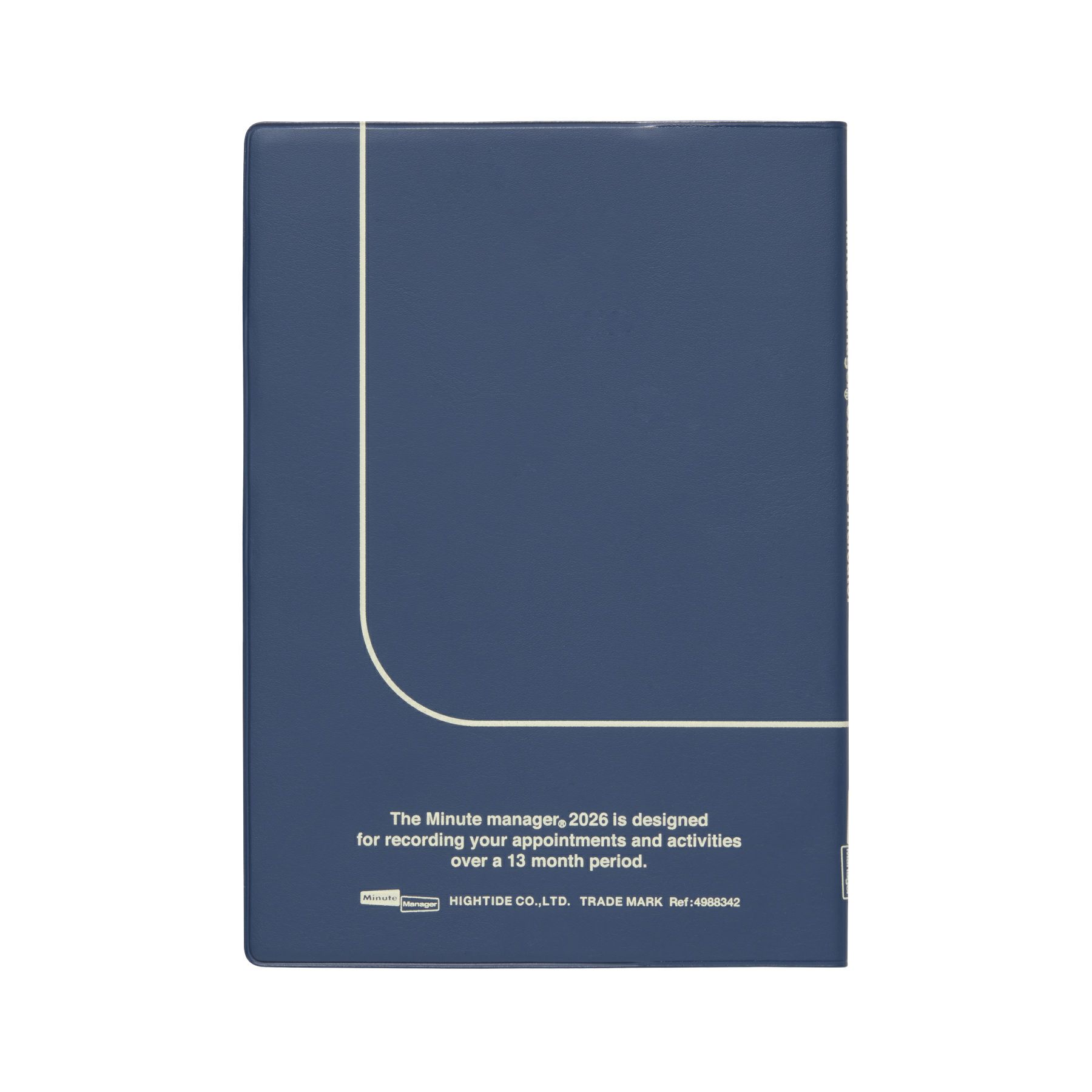 ネイビーページ 手帳 2026 ミニットマネージャー / A5 週間レフト / 2026年3月始まり